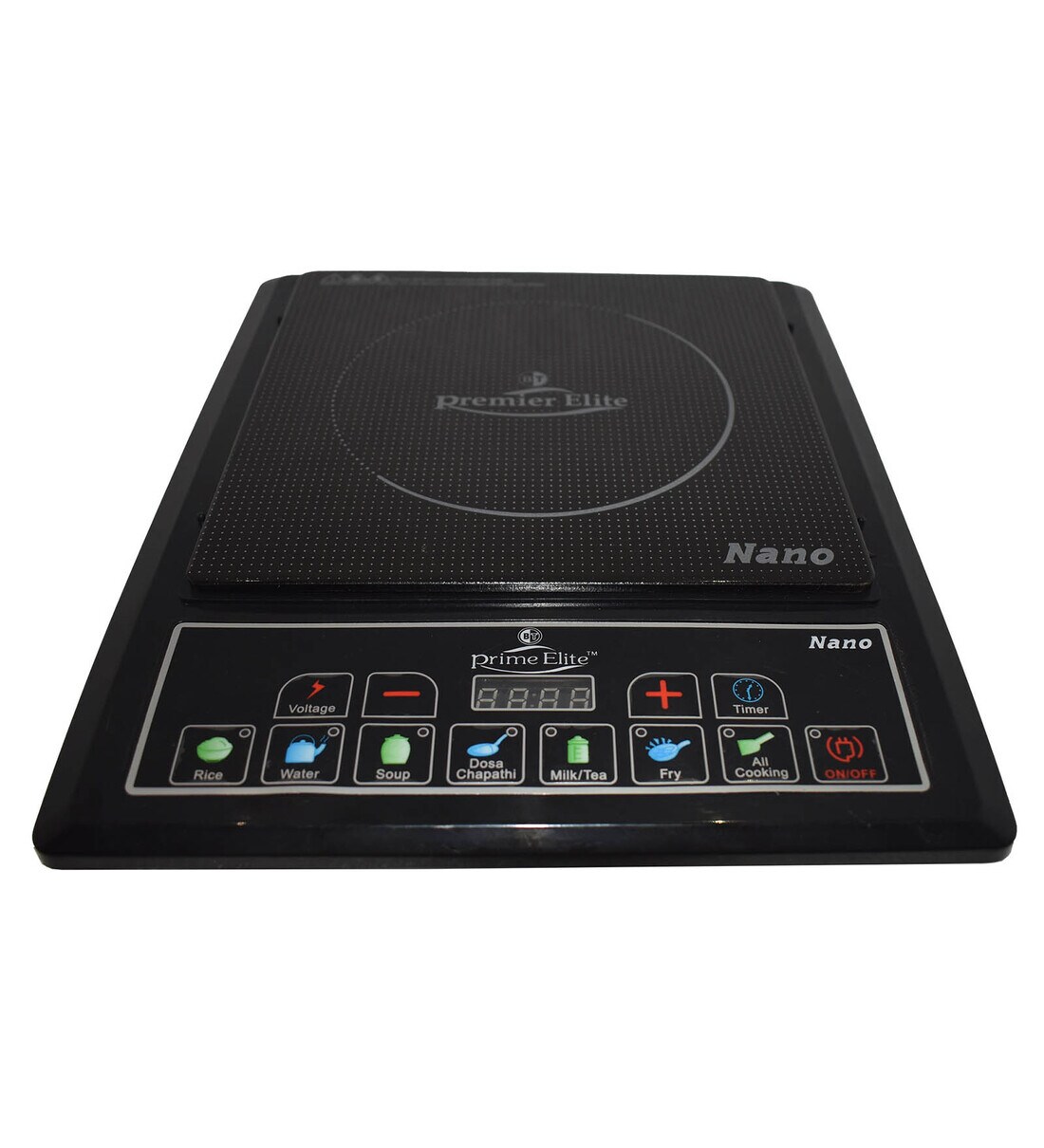 Buy Eslite 2000 Watt Power Induction Cooktop With Feather Touch Control Panel in Black Colour at
