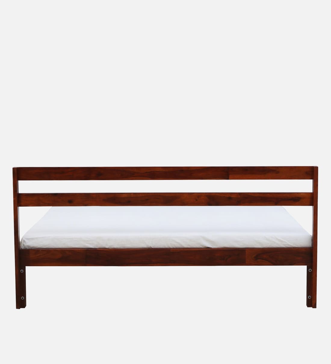 Buy Kemer Sheesham Wood Queen Size Bed In Honey Oak Finish Online