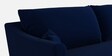 Esteban Velvet 3 Seater Sofa in Midnight Blue Colour