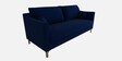Esteban Velvet 3 Seater Sofa in Midnight Blue Colour