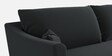 Esteban Velvet 3 Seater Sofa in Carbon Grey Colour