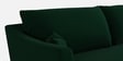 Esteban Velvet 3 Seater Sofa in Forest Green Colour