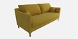 Esteban Velvet 3 Seater Sofa in Yellow Colour