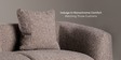 Estelle 2 Seater Sofa In Brown Finish