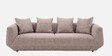 Estelle 3 Seater Sofa In Brown Finish