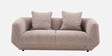 Estelle 2 Seater Sofa In Brown Finish