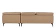 Estonia Half Leather LHS Sectional Sofa (3+ Lounger) in Exotica Oyster Beige colour
