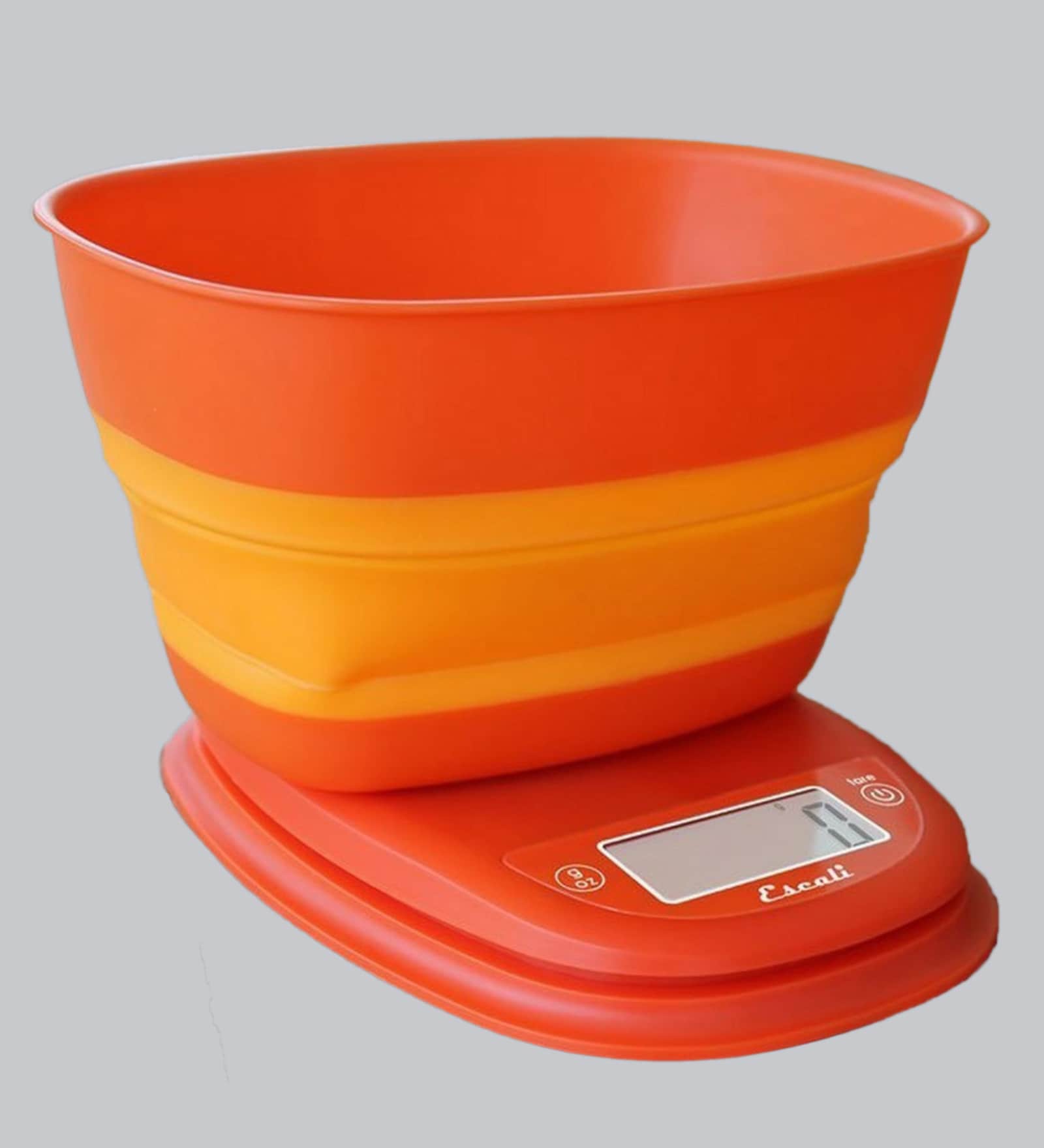 Plastic Digital Kitchen Scale in Orange