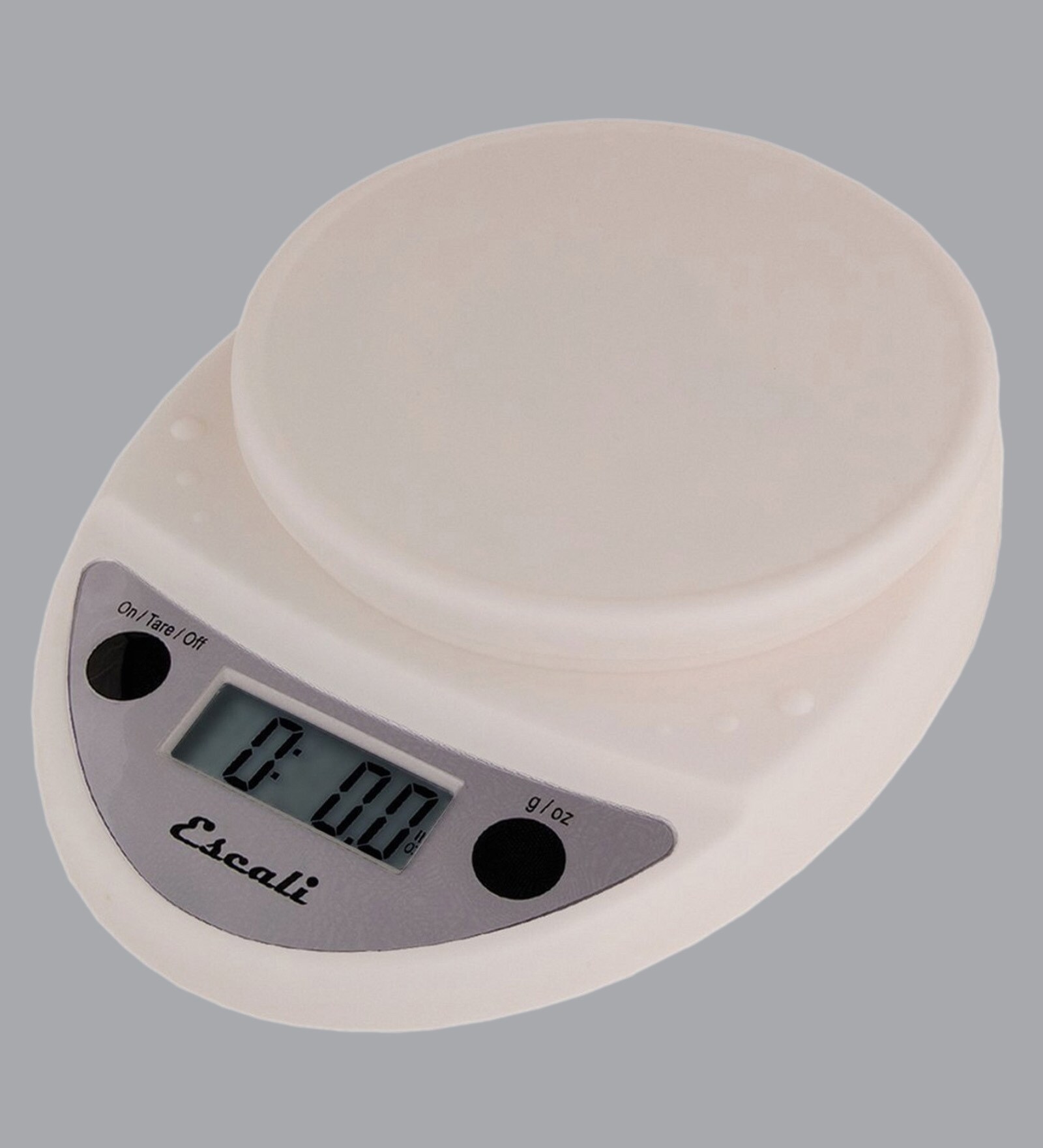 Plastic Digital Kitchen Scale in White