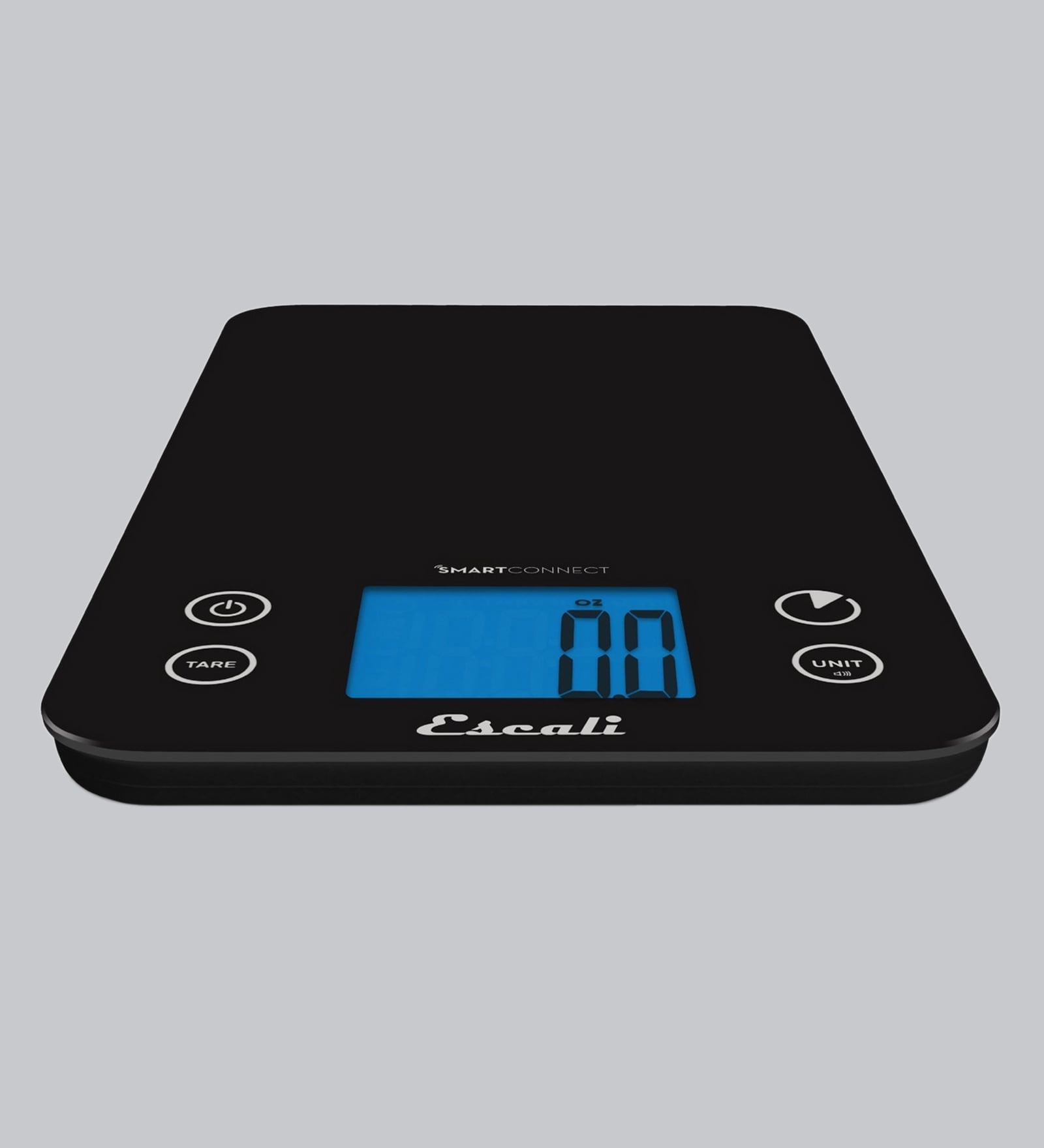 Escali Smart Connect Kitchen Black Glass Kitchen Scale