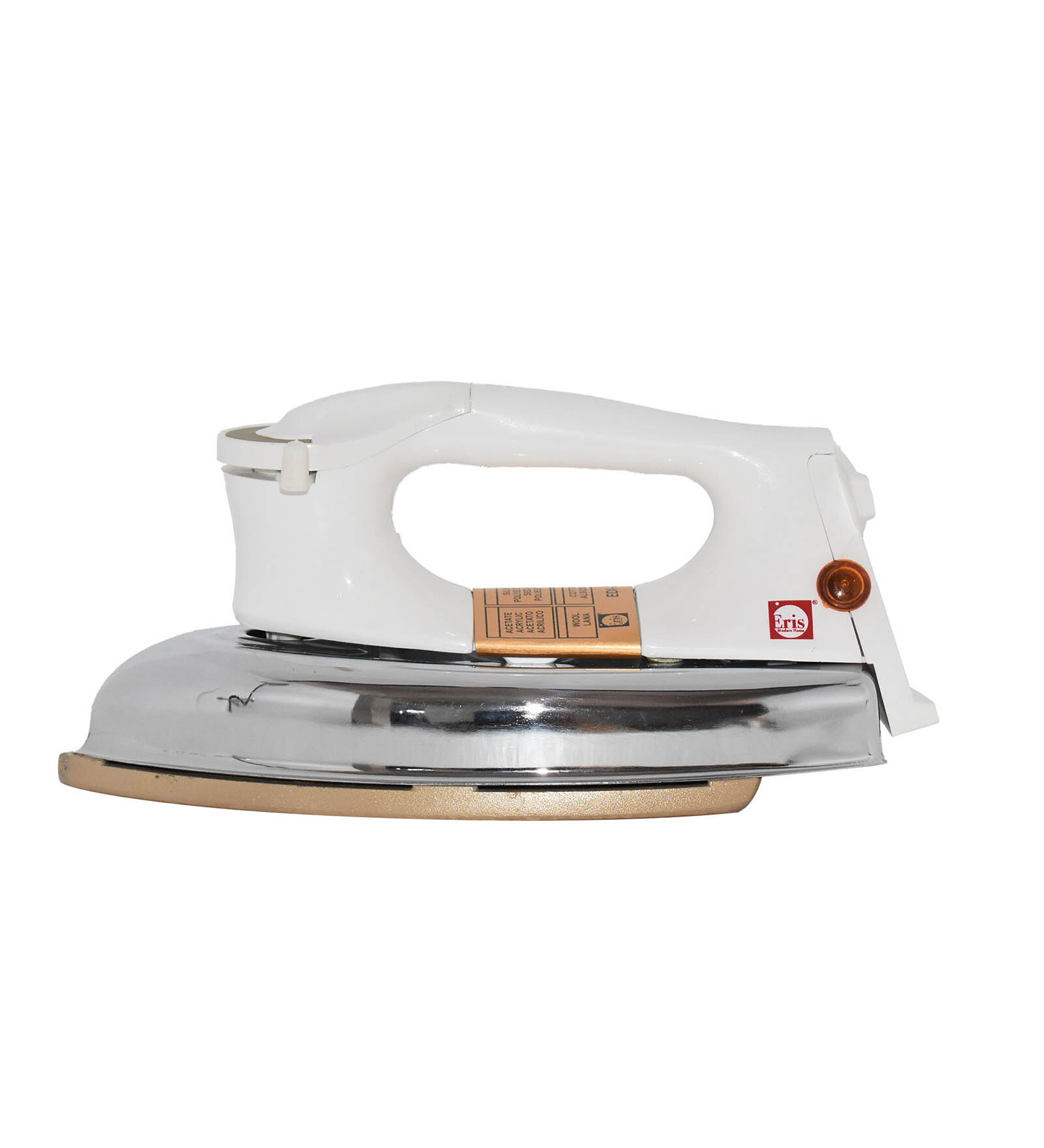 Eslite 1000 Watts Classic Cloth Iron With Easy Grip Handle in White Colour