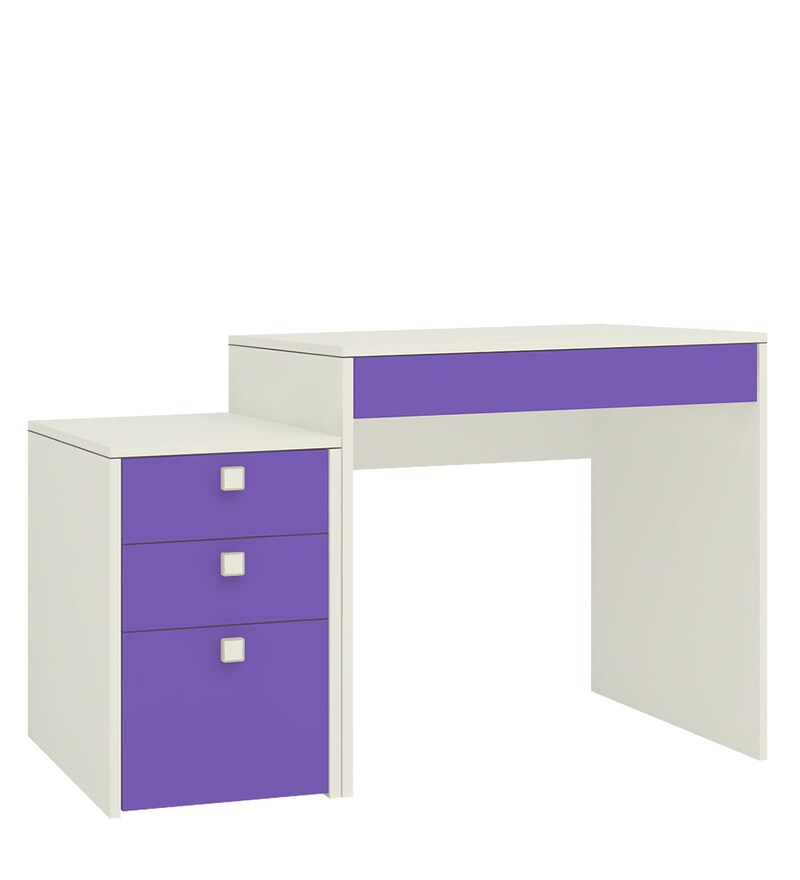 purple study desk