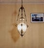 Escala Glass and Brass Pendant Light