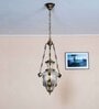 Escala Glass and Brass Pendant Light