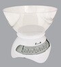 Escali Estilo Spring White Plastic Kitchen Scale
