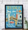 Escape Atticus Multicolour Textured Paper Framed Art Print