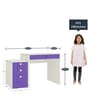 Eskada Kids Study Table in Lavender Purple Colour