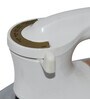 Eslite 1000 Watts Classic Cloth Iron With Easy Grip Handle in White Colour