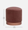 Esma Pouffe in Brown Colour