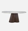Esmeralda 6 Seater Dining Set In Beige Colour With Matte Finish Esmeralda 6 Seater Dining Set In Beige Colour With Matte Finish