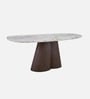 Esmeralda 6 Seater Dining Set In Beige Colour With Matte Finish Esmeralda 6 Seater Dining Set In Beige Colour With Matte Finish