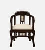 Espa Teak Wood Arm Chair in Walnut Colour