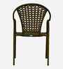 Esperance Wicker Table And Chair Set In Brown Finish