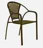 Esperance Wicker Table And Chair Set In Brown Finish