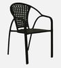 Esperance Wicker Table And Chair Set In Black Finish