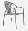 Esperance Wicker Table And Chair Set ( With 2 Chairs ) In White Finish