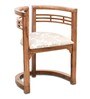 Espino Barrel Chair in Teak Colour
