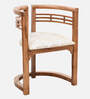 Espino Teak Wood Arm Chair In Teak Finish (Set of 2)