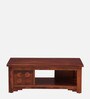 Kazan Sheesham Wood Coffee Table in Scratch Resistant Honey Oak Finish
