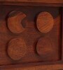Kazan Sheesham Wood Coffee Table in Scratch Resistant Honey Oak Finish