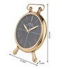 Essence Desk Gold Steel Table Clock