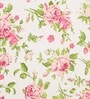 Pink Floral 144 TC Cotton Queen Sized Bed Sheets with 2 Pillow Covers