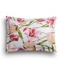 Red Floral Cotton Queen Sized Bed Sheets with 2 Pillow Covers