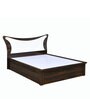 Estana Queen Size Bed in Brown Colour with Hydrualic Storage