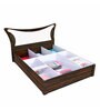 Estana Queen Size Bed in Brown Colour with Hydrualic Storage