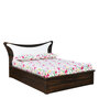 Estana Queen Size Bed in Brown Colour with Hydrualic Storage