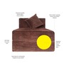 Estella 8 Inch Foam (72x30) In Brown Colour Single Size Sofa Cum Foldable Mattress