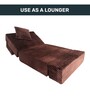 Estella 8 Inch Foam (72x30) In Brown Colour Single Size Sofa Cum Foldable Mattress
