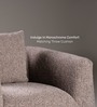 Estelle 1 Seater Sofa In Brown Finish