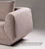 Estelle 1 Seater Sofa In Brown Finish