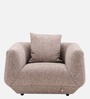Estelle 1 Seater Sofa In Brown Finish