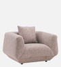 Estelle 1 Seater Sofa In Brown Finish
