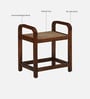 Estep Mango Wood End Table In Walnut Finish