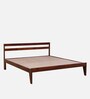 Kemer Sheesham Wood King Size Bed In Honey Oak Finish