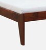 Kemer Sheesham Wood King Size Bed In Honey Oak Finish