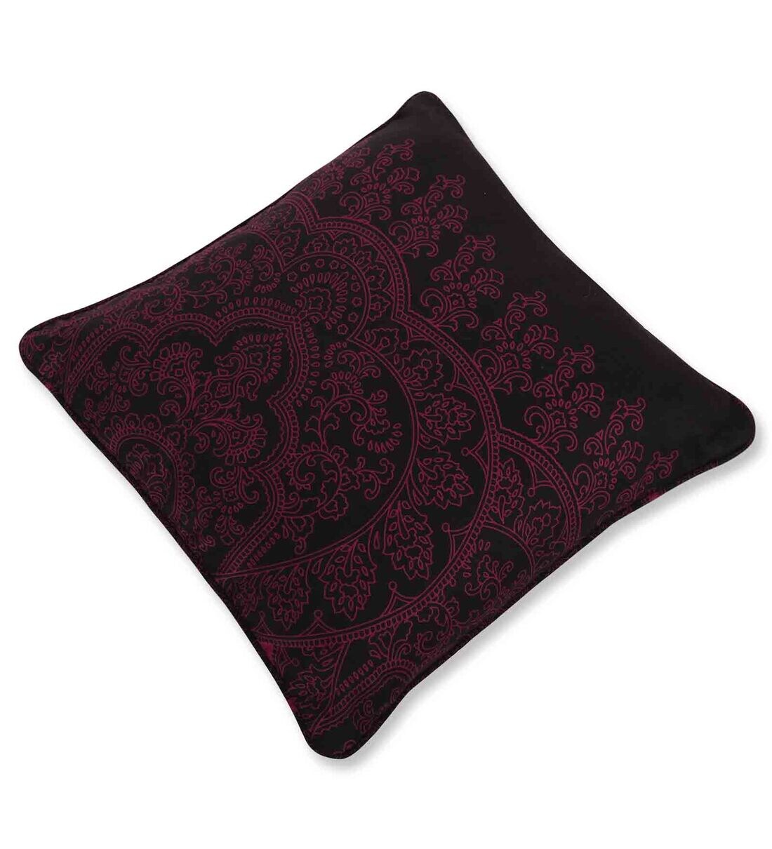 Buy Ethnic Motif 240 TC Pure Cotton Cushion Cover (Set of 2) in Red